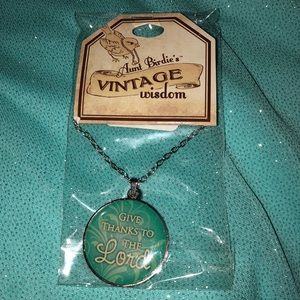 Aunt Birdie’s Vintage Wisdom Pendant